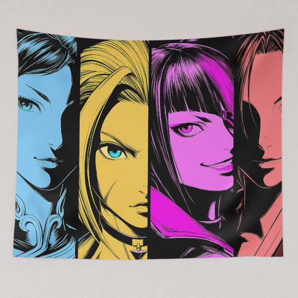 Item preview, Chun Li & Cammy & Juri & Mai - 1 designed and sold by Infinite-Aspire.