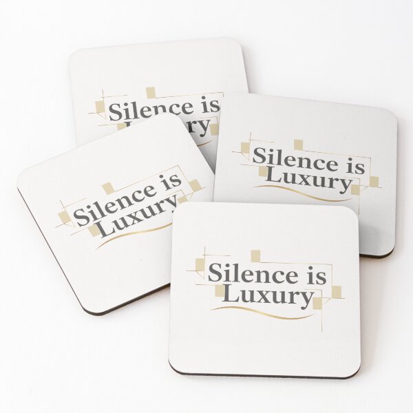 Item preview, Silence Is Luxury designed and sold by MedIA-store.