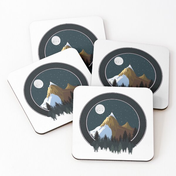 Item preview, mountains in the starlight designed and sold by Art.by.D.