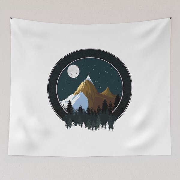 Item preview, mountains in the starlight designed and sold by Art.by.D.