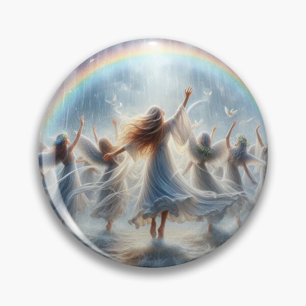Item preview, Angels dancing in the rain designed and sold by JesusClub.