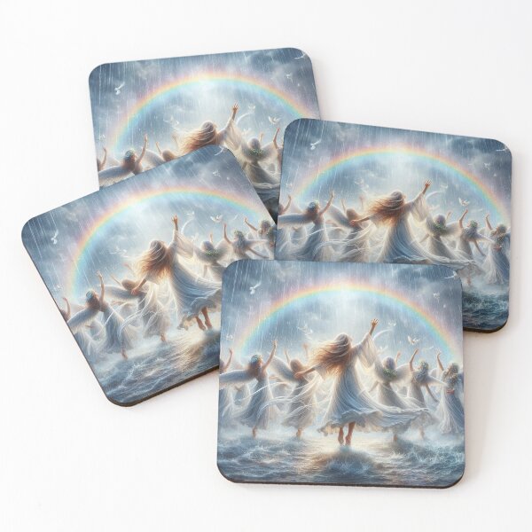 Item preview, Angels dancing in the rain designed and sold by JesusClub.