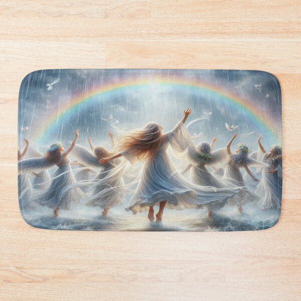 Item preview, Angels dancing in the rain designed and sold by JesusClub.