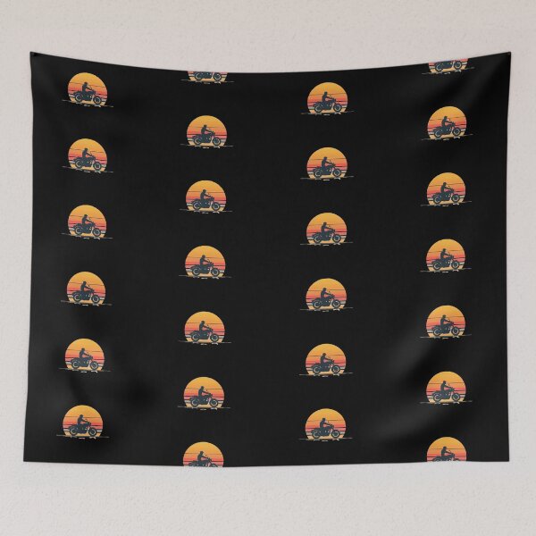Item preview, Motorcycle Sunset Vintage Vibes designed and sold by Pryntal.