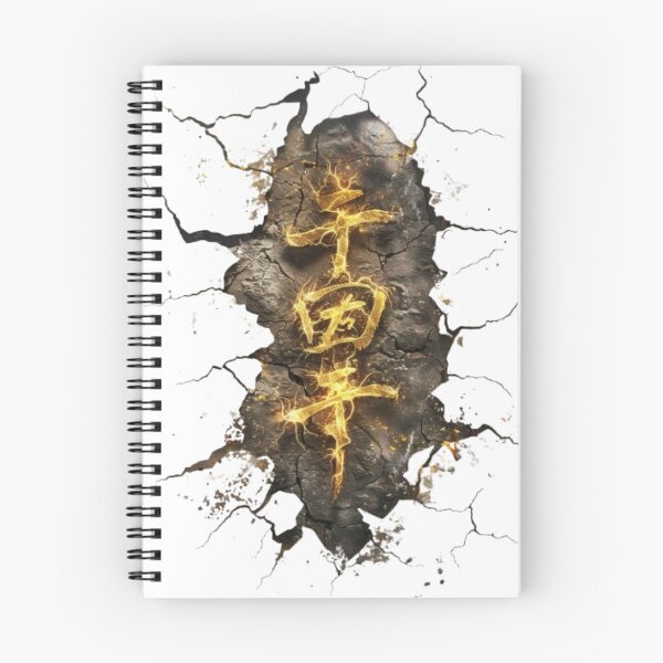 Item preview, Ancient Lightning Rune – Glowing Cracked Stone Symbol designed and sold by AlexLineArt.