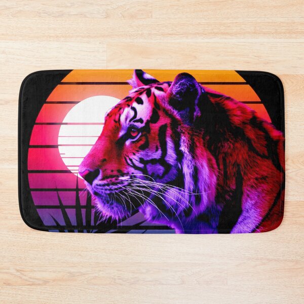 Item preview, Neon Tiger in the Sunset designed and sold by Exodoi.