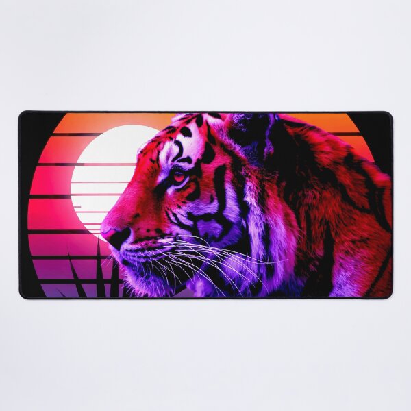 Item preview, Neon Tiger in the Sunset designed and sold by Exodoi.
