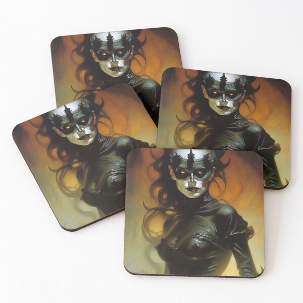 Item preview, The Black Masquerade - Gothic Horror Art concept designed and sold by Delerat7.