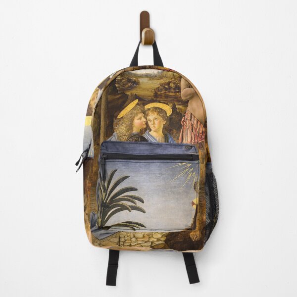 Item preview, The Baptism of Christ — Andrea del Verrocchio & Leonardo da Vinci (1475) designed and sold by Art Outlaws.