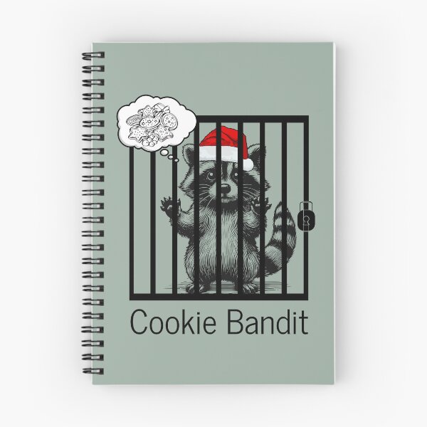 Item preview, Christmas Cookie Bandit Racoon Behind Bars Official Cookie Tester  designed and sold by Forevermore.