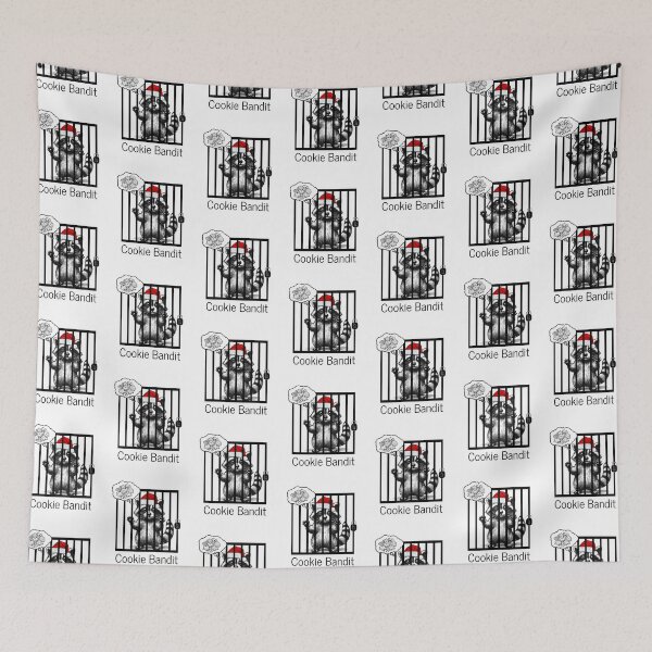 Item preview, Christmas Cookie Bandit Racoon Behind Bars Official Cookie Tester  designed and sold by Forevermore.