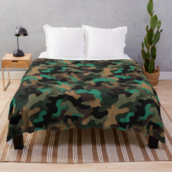 Item preview, Unique Wild Camouflage Texture For Survivalist Fan designed and sold by RoyalStarsPatts.