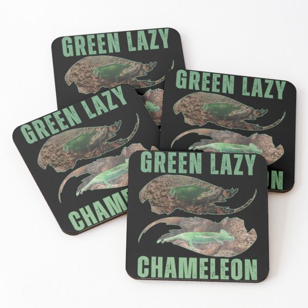 Item preview, Green Lazy Chameleon Funny Gifts for Pet & Reptile Lovers designed and sold by SkymarArt.