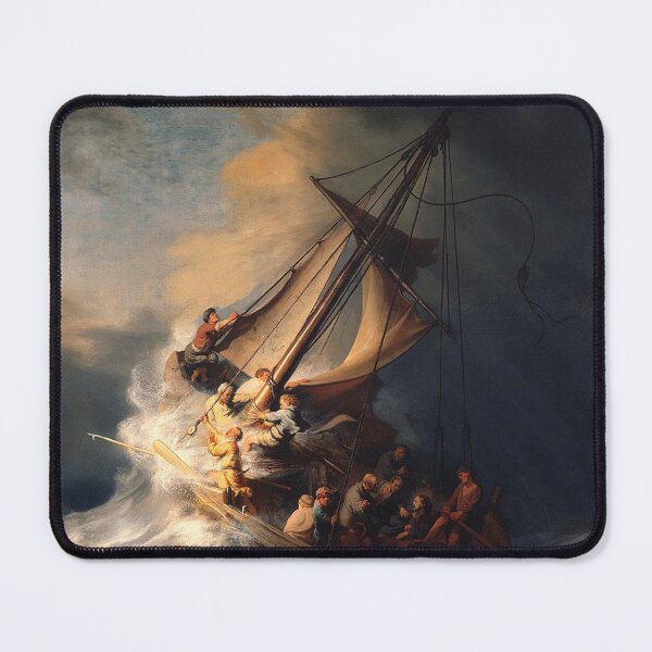 Item preview, The Storm on the Sea of Galilee` — Rembrandt van Rijn (1633) designed and sold by Art Outlaws.