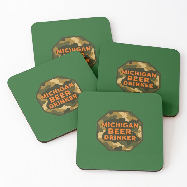 Item preview, Michigan beer drinker  designed and sold by Broken Antler Designs .