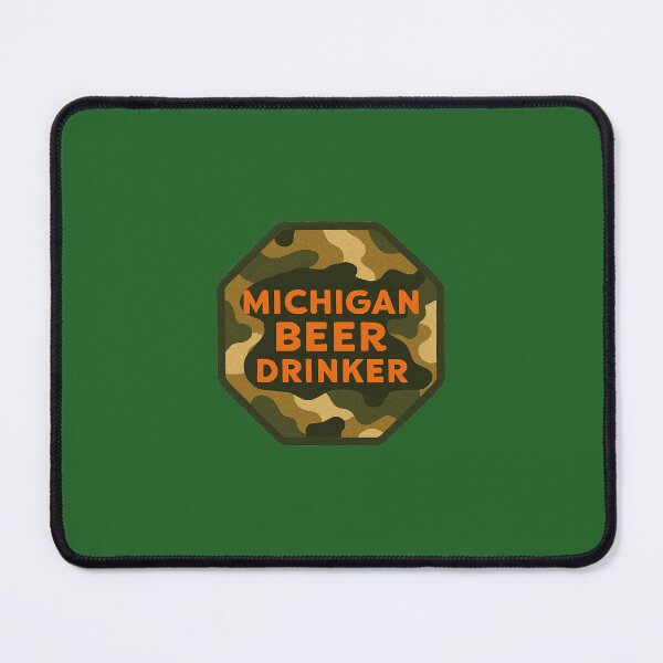 Item preview, Michigan beer drinker  designed and sold by Broken Antler Designs .