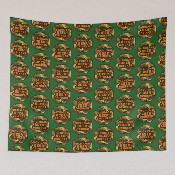 Item preview, Michigan beer drinker  designed and sold by Broken Antler Designs .