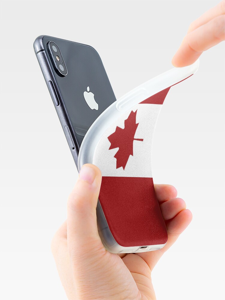 "Canada Canadian Flag (Red & White)" iPhone Case for Sale by