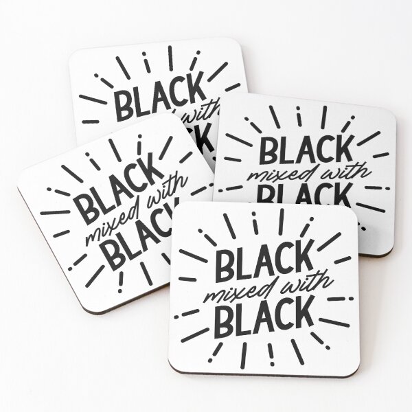 Item preview, Black mixed With Black designed and sold by MelanatedWomanPrintDesign.