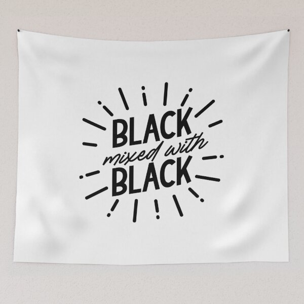 Item preview, Black mixed With Black designed and sold by MelanatedWomanPrintDesign.