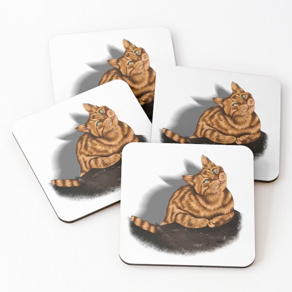 Item preview, A surprised, cute cat designed and sold by blueart126.