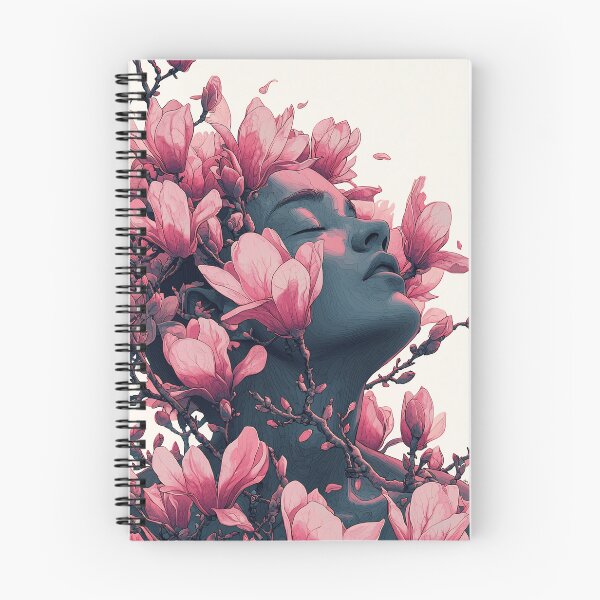 Aperçu de l'œuvre Renaissance en fleurs – Rêve surréaliste de magnolia créée et vendue par MetroEnvision.