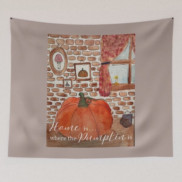 Item preview, Home is... where the Pumpkin is designed and sold by nuovaDea25.