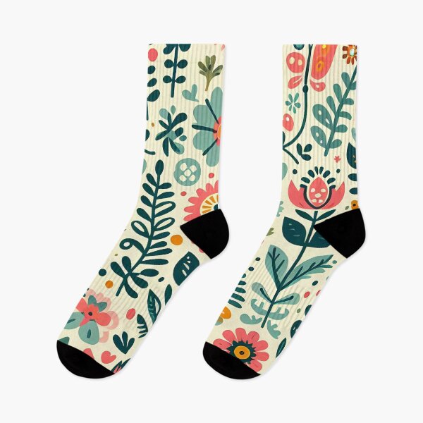 Item preview, Wild Meadow Harmony – Scandinavian Folk Art by heidiannemorris © designed and sold by FOLK ART FUSION by heidiannemorris.