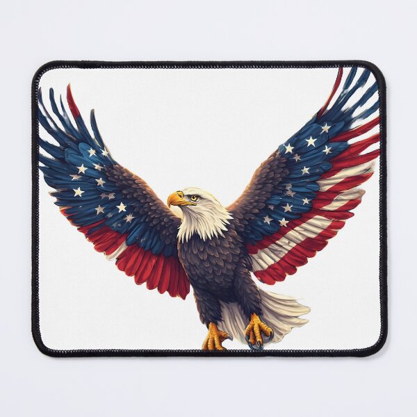Item preview, Wings of Liberty – Patriotic Birdwatcher’s American Eagle Artwork designed and sold by NatureNookTees.