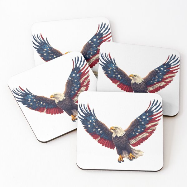 Item preview, Wings of Liberty – Patriotic Birdwatcher’s American Eagle Artwork designed and sold by NatureNookTees.