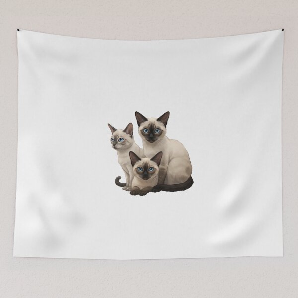 Item preview, My Dear Friends, Merry Christmas,Siamese, Burmese, Japanese Bobtail Cat designed and sold by chipmuckdesignn.