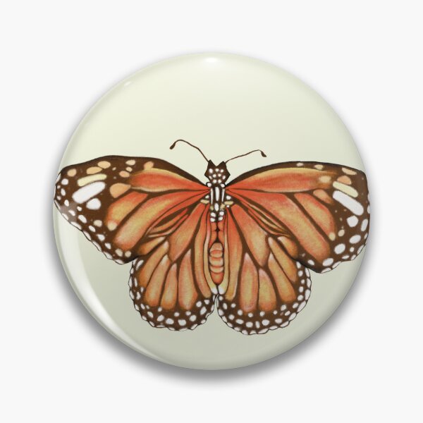Item preview, Monarch Butterfly Art Print - Orange Butterfly Botanical designed and sold by Fiurdelin.