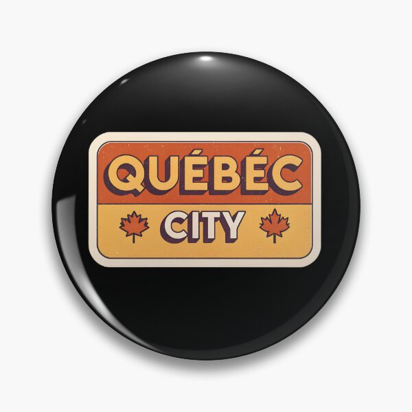 Item preview, Vintage Québec City – Retro Canada Souvenir Design for Travelers designed and sold by VividOrganica.