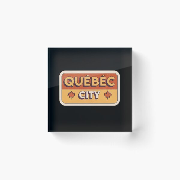 Item preview, Vintage Québec City – Retro Canada Souvenir Design for Travelers designed and sold by VividOrganica.