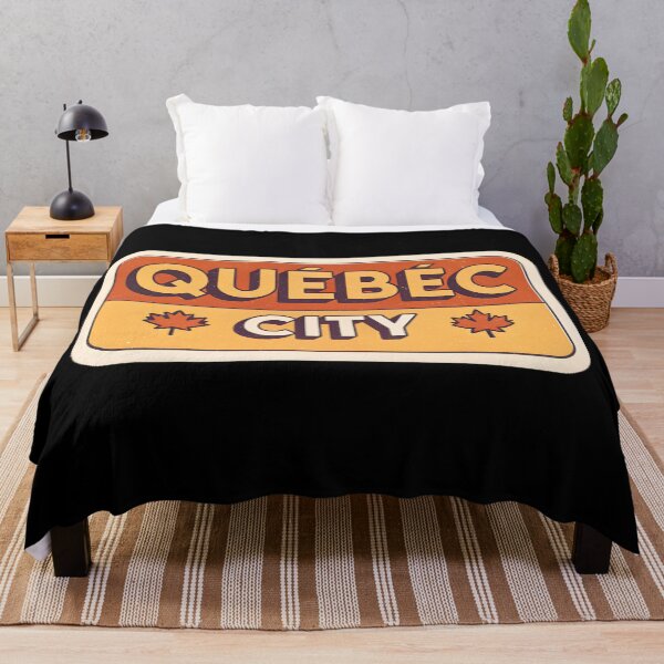Item preview, Vintage Québec City – Retro Canada Souvenir Design for Travelers designed and sold by VividOrganica.