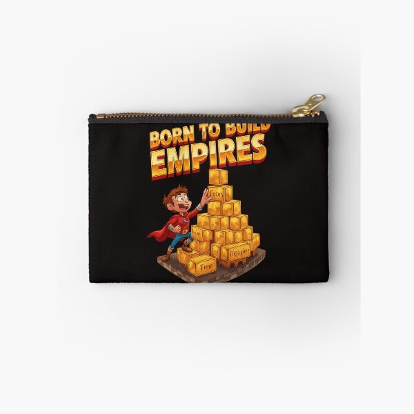 Item preview, Born To Build Empires – Focus•Discipline•Time Money Castle designed and sold by Design Orbit.