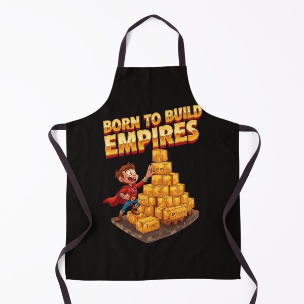 Item preview, Born To Build Empires – Focus•Discipline•Time Money Castle designed and sold by Design Orbit.