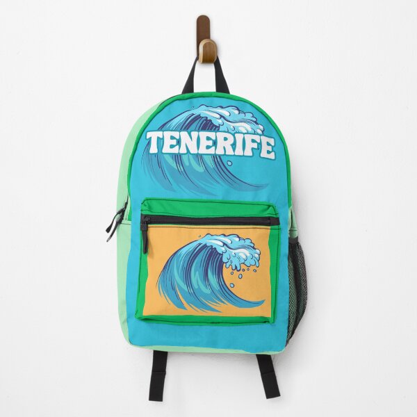 Item preview, Tenerife ocean wave backpack  designed and sold by BritishDelights.