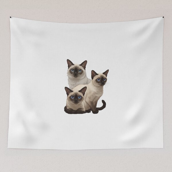 Item preview, My Dear Friends, Merry Christmas,Siamese, Burmese, Japanese Bobtail Cat designed and sold by chipmuckdesignn.