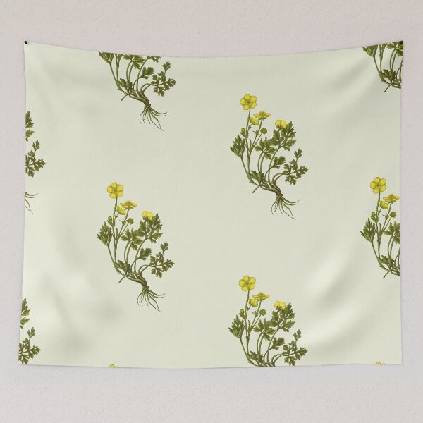 Item preview, Ranunculus Flower Print - Layered Petal Botanical Art designed and sold by Fiurdelin.