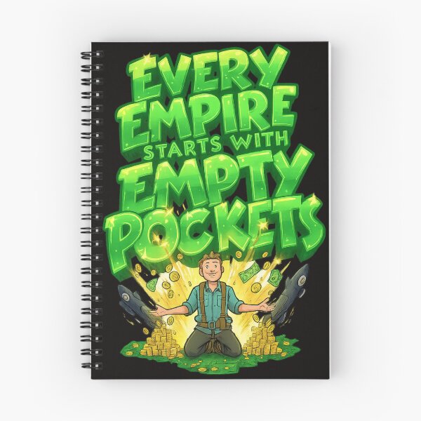 Item preview, Every Empire Starts With Empty Pockets – Builder Awakens Wealth designed and sold by Design Orbit.