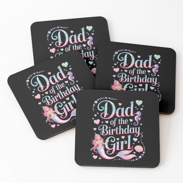 Item preview, Dad of the mermaid Birthday Girl designed and sold by BuxomBabe21.