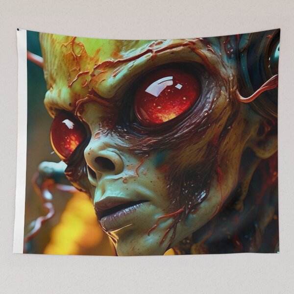 Item preview, Alien Overlord 3 - Sci Fi Art concept designed and sold by Delerat7.