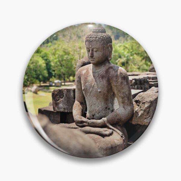 Item preview, Silent meditation facing the horizon of Borobudur designed and sold by franck380.