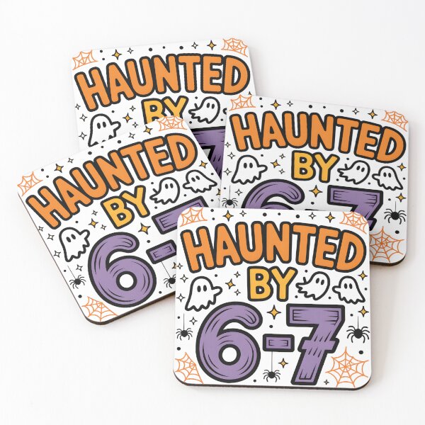 Item preview, Haunted By 6-7 | Spooky Birthday Halloween Design for 6th and 7th Birthdays designed and sold by CarolineCanessa.