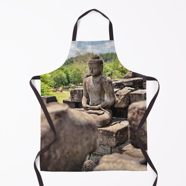Item preview, Silent meditation facing the horizon of Borobudur designed and sold by franck380.