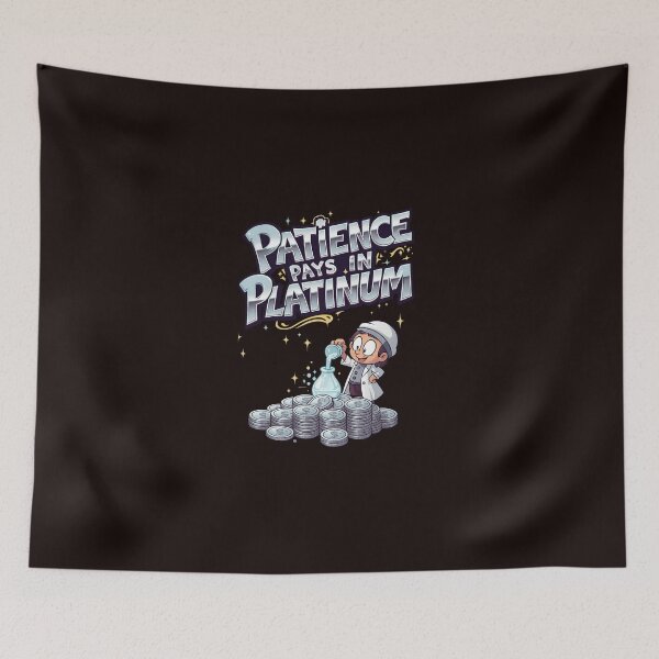 Item preview, Patience Pays In Platinum – Alchemist Coin Forge designed and sold by Design Orbit.