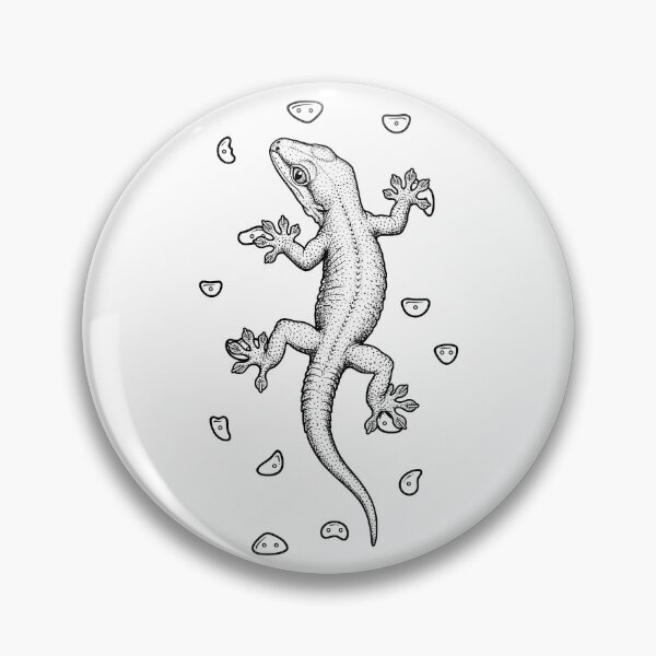 Item preview, Rock Climber Indoor Wall Climbing Gekko Gecko Funny Climbers designed and sold by GrandeDuc.