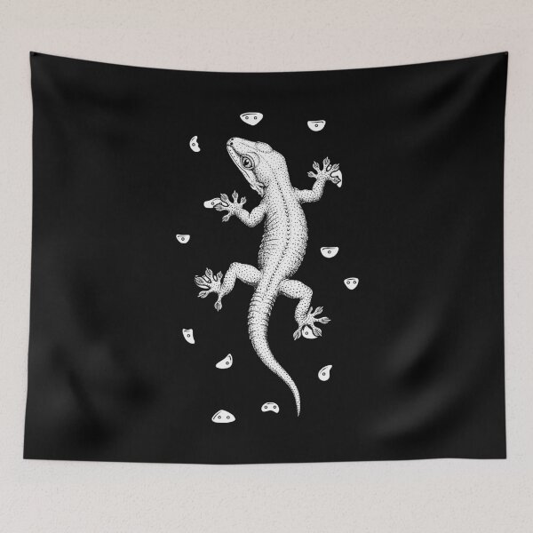 Item preview, Rock Climber Indoor Wall Climbing Gekko Gecko Funny Climbers designed and sold by GrandeDuc.