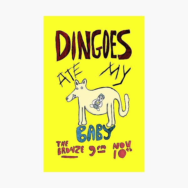 Item preview, Dingoes Ate My Baby - The Bronze Gig Poster - Buffy designed and sold by ImperfectReal.